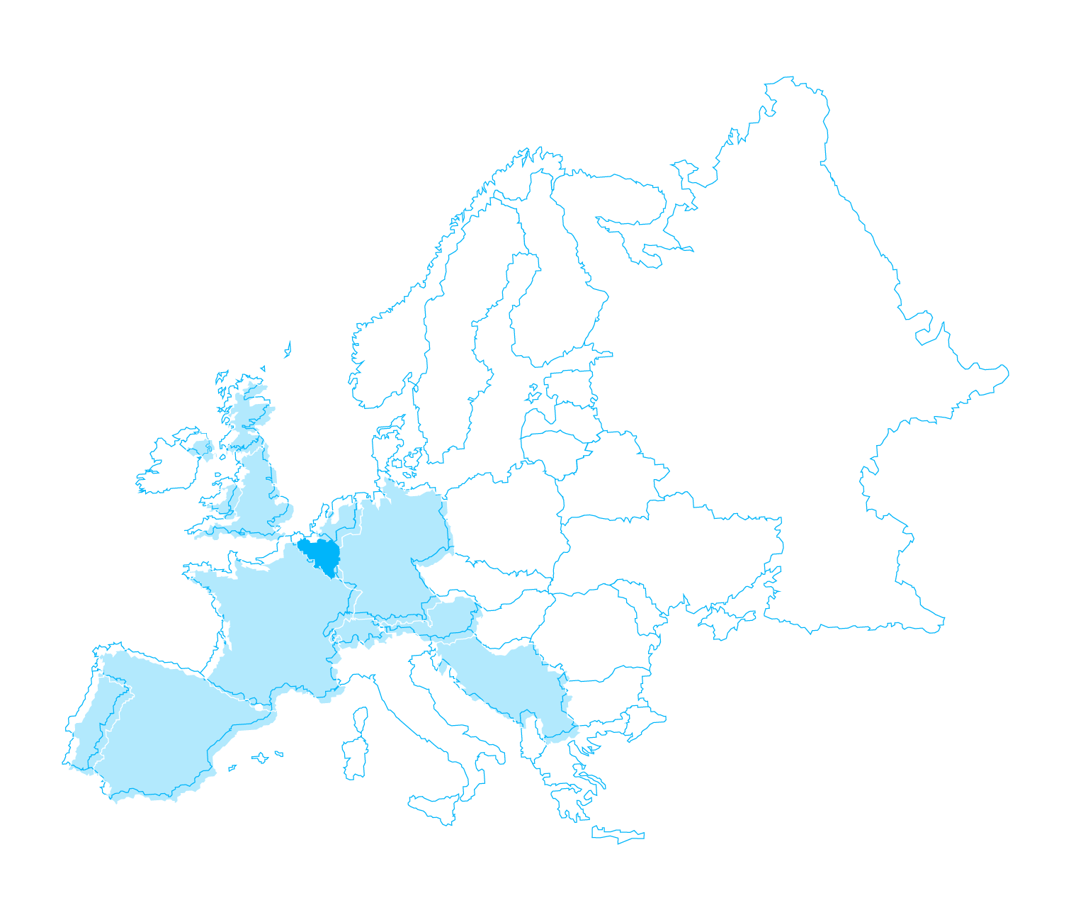 Mappa Belgio: 3