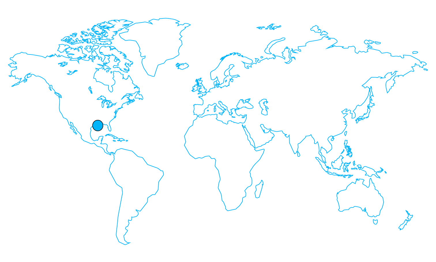 Mappa Americhe